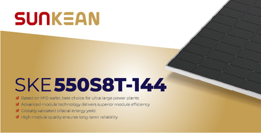 Bảng điều khiển năng lượng mặt trời hai mặt 550W