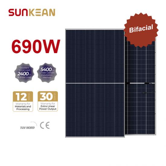 690W HJT solar panel