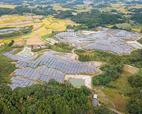  60MW  SUIMEI dự án hệ thống năng lượng mặt trời ở Nhật Bản 2020 