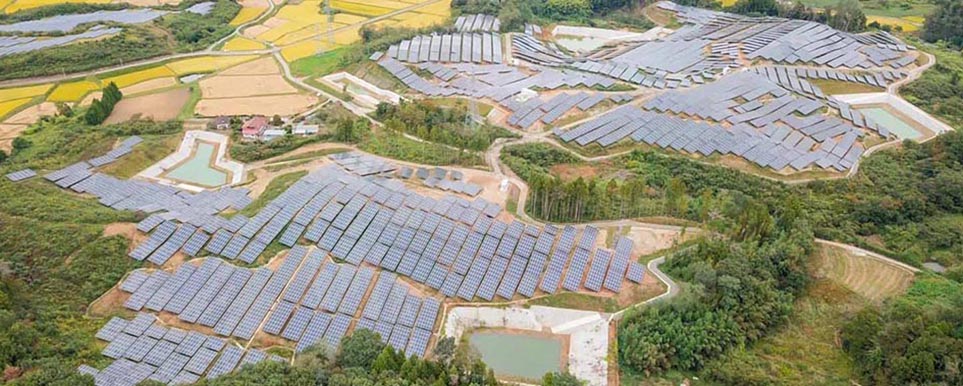  60MW  SUIMEI dự án hệ thống năng lượng mặt trời ở Nhật Bản 2020 